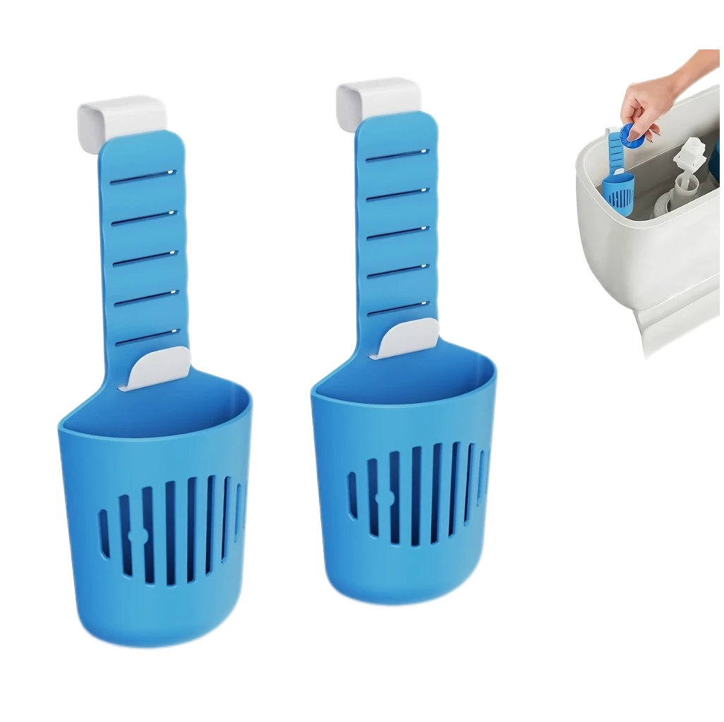 Silikon-Toilettentank-Tablettenhalter Vielseitiger WC-Reiniger und Geruchsneutralisierer zum Aufhängen