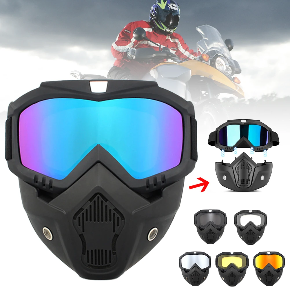 

Ski Goggles Cycling Motocross Sunglasses Snowboard Eyewear Tactical Helmet Motorcycle Glasses Face Masks UV Protection Windproof