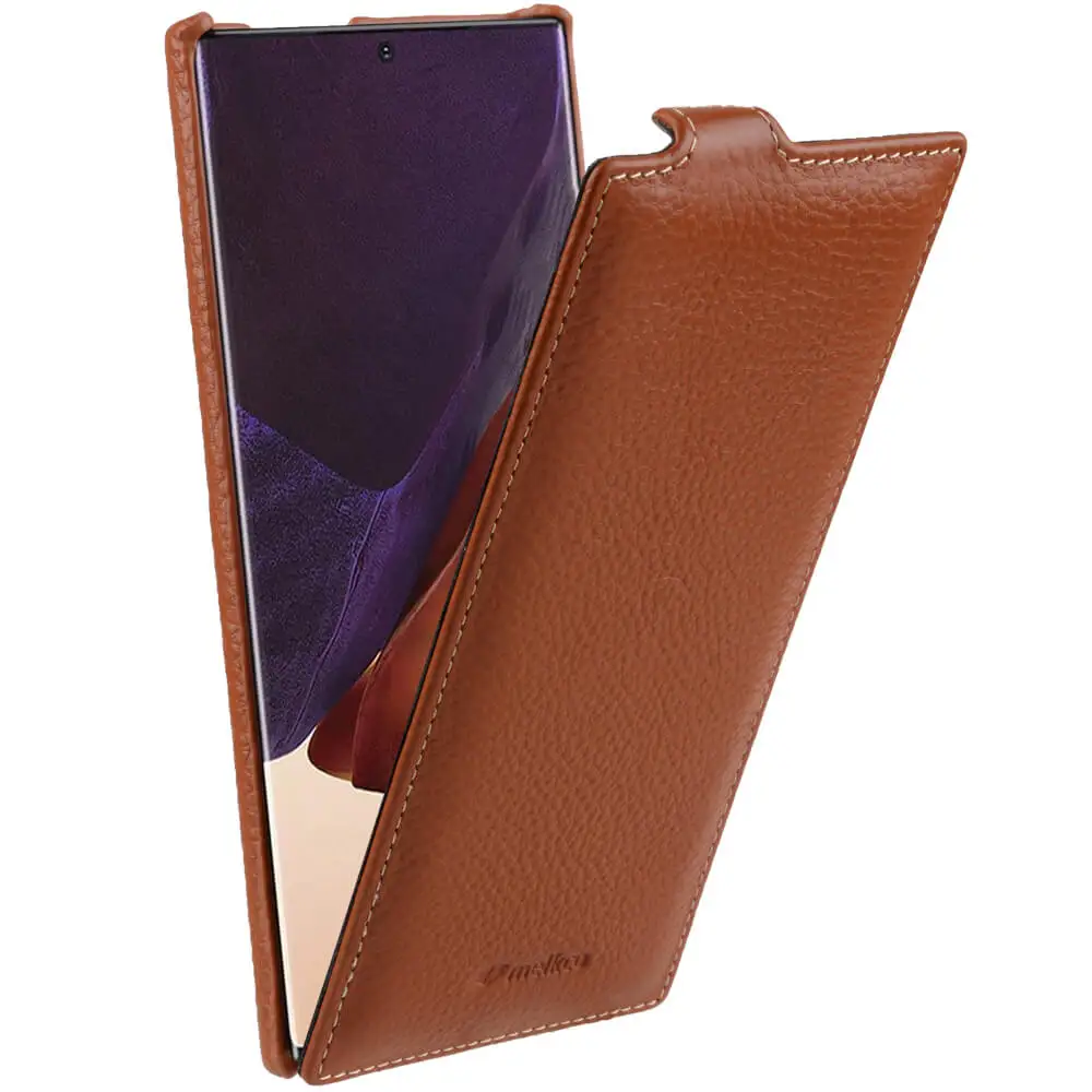 4 Color Business Flip Cover For Samsung Galaxy Note 20 Note20 Ultra Real Genuine Full Grain Leather Cowhide Phone Case Bags