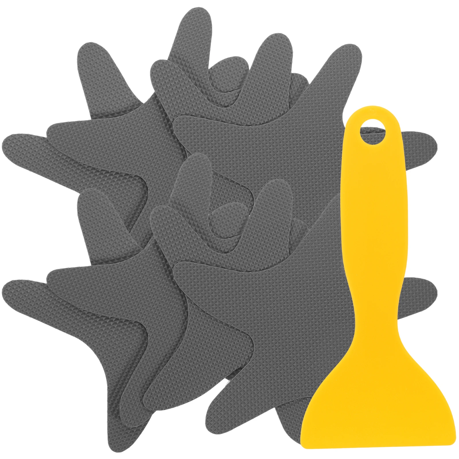 

Non slip Stickers for Bath Tub Showers PEVA Material Grey Cartoon Kid Safe Strong Adhesive Shower Floor Grips Bathtub
