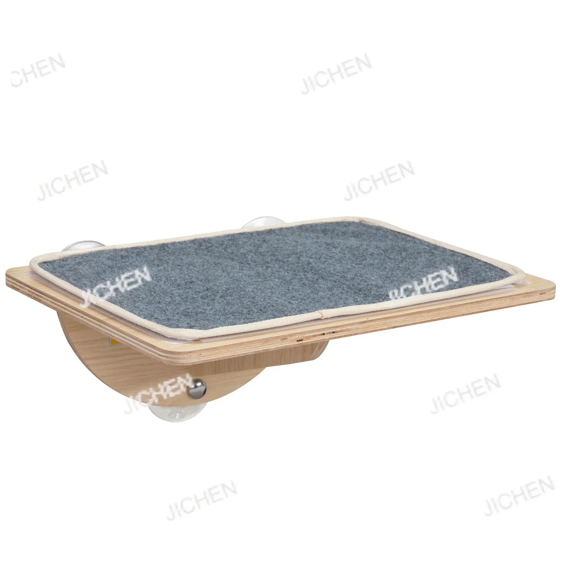 

Подвесная лежанка для кошек на окно с прочными присосками, съемным войлочным покрытием, двумя способами установки, в натуральном стиле, гамак/кровать для питомцев.