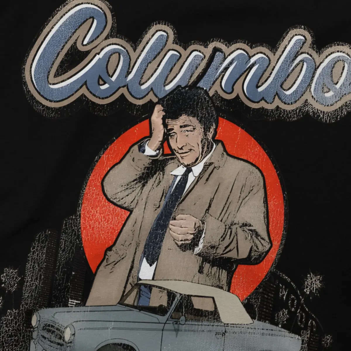 Columbo TV Series Vintage T Shirt Punk Men's Tees Summer Cotton Clothing Harajuku O-Neck TShirt image 3