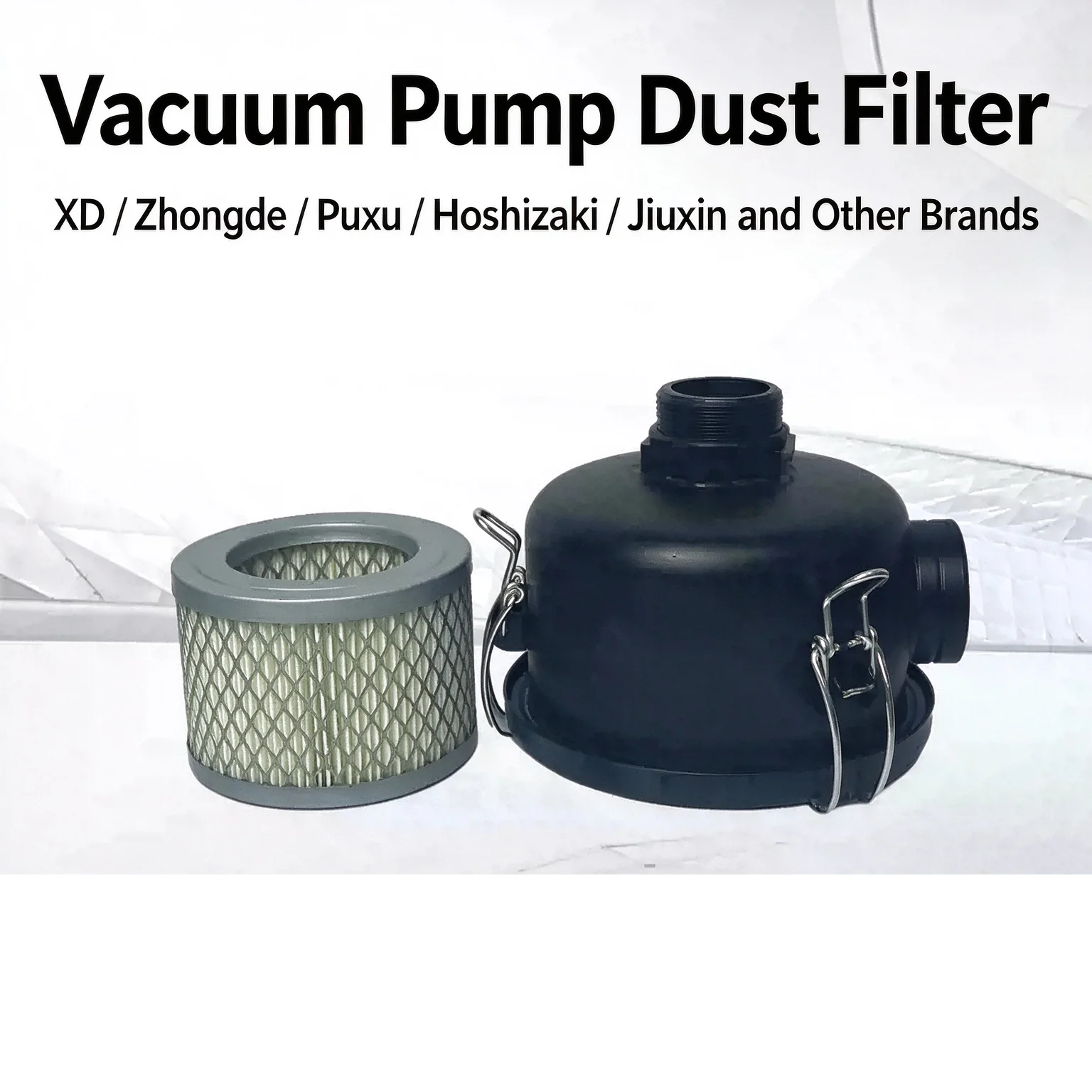 Pressure Blower Vacuum Pump Intake Dust Filter Element F002/F003/F004/F006/F007/F008 1/2'' 3/8