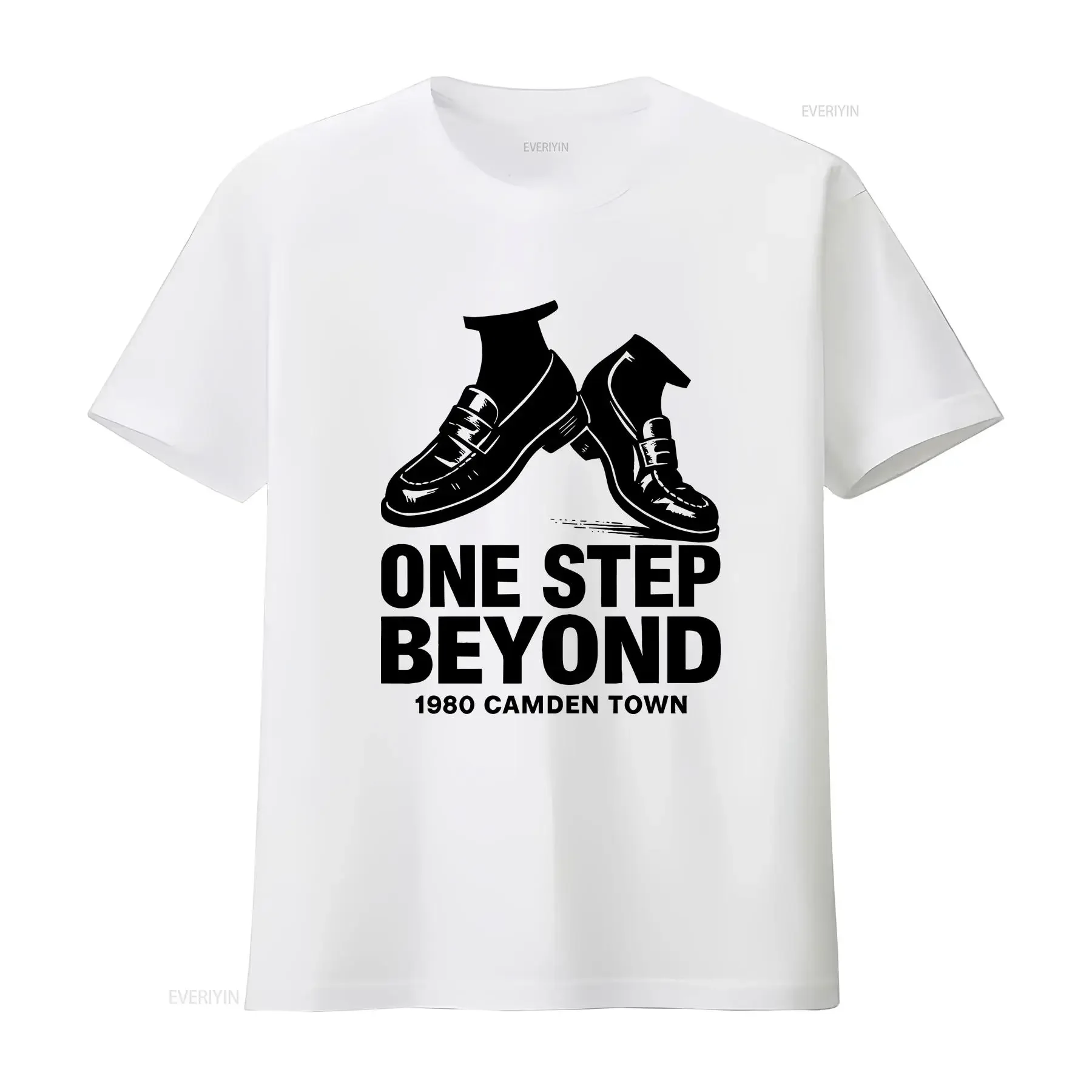 Madness Men's T Shirt SKA Music 2Tone The Specials One Step Beyond Camden Town vintage Washed streetwear Stretched
