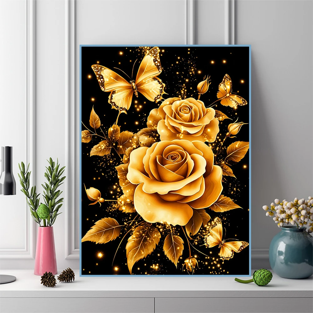 1PC frameless  Diamond Paintin - đánh giá và giá Embroidery Rose