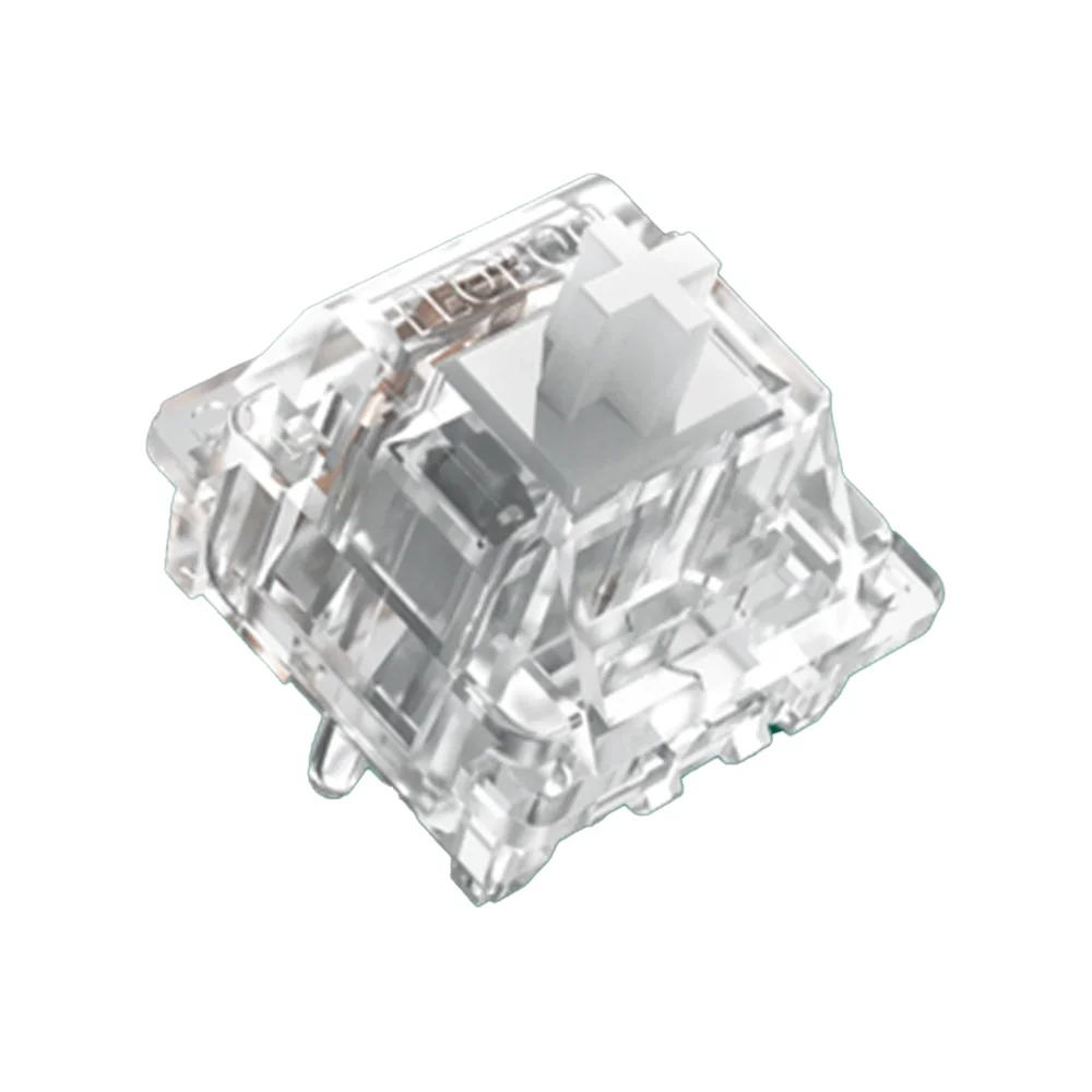 LOBOG Ice Soul Switch Custom Mechanical Keyboard 5 Pins Tactile Switches Light Force RGB Transparent Factory Lubed hi75 Sugar65