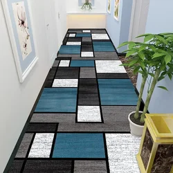 Modern Luxury Hallway Long Rugs Stair Mat Hotel Floor Mats Geometric Carpet for Living Room Kitchen Corridor Mat Tapis Alfombra