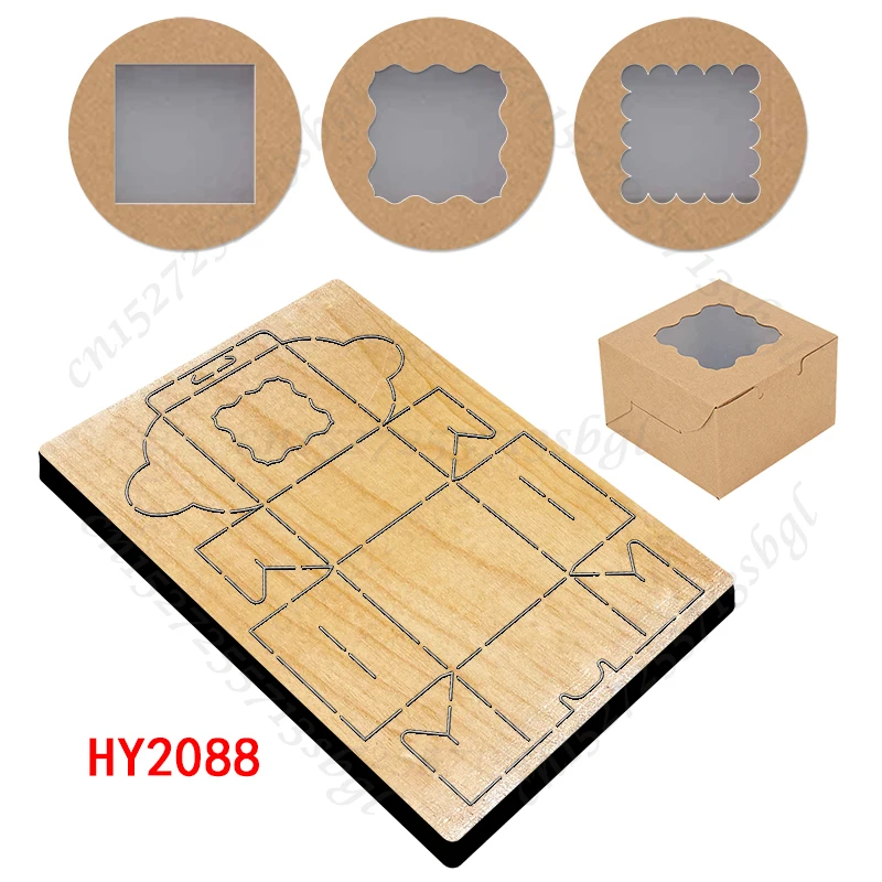 Candy Box New Cutting Dies New Arrivals Scrapbooking 16MM Knife Suitable for Rolling Type Wooden Mold Cutting Machine