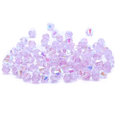 3mm 4mm 6mm 8mm Bicone Faceted Crystal Glass Loose Crafts Beads Jewelry Making