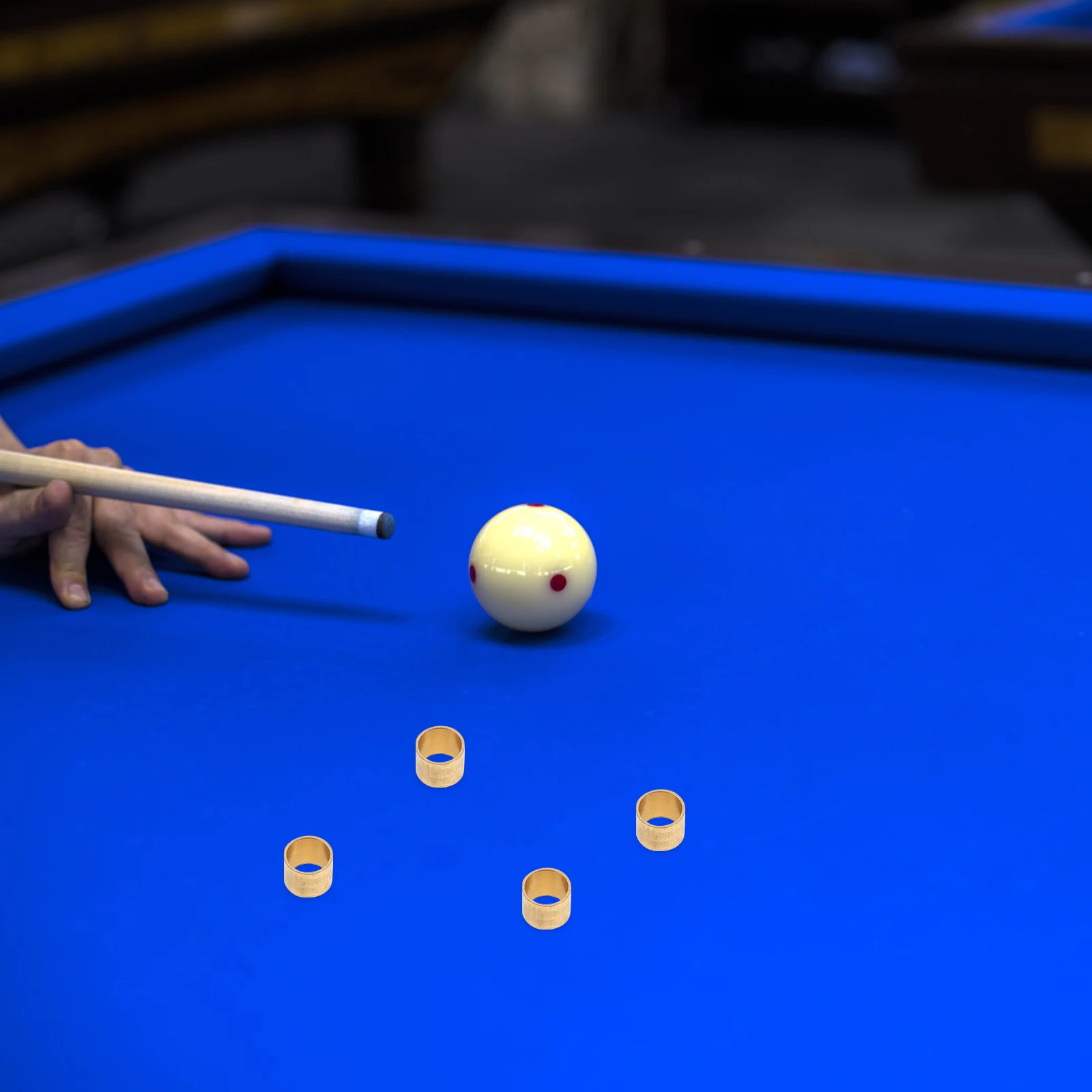 

10Pcs Metal Billiard Cue Ferrules Smooth Surface Easy Install Pool Stick Tips Replacement Pool Stick Tips Billiard Cue Fitting