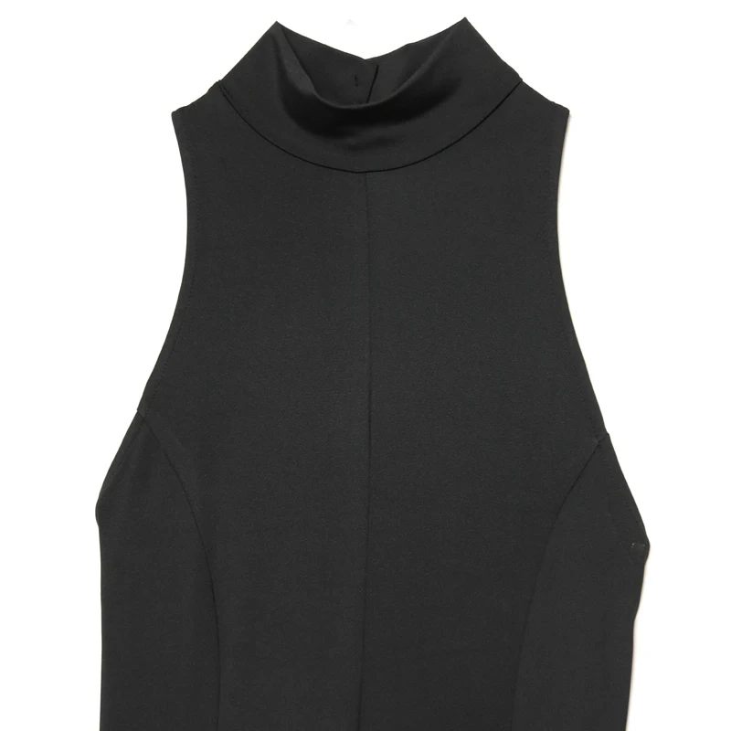 HXAO 2025 Black Halter Dress Womens Dresses Lady Luxury Prom Party Dresses Sleeveless Backless Vestidos Elegant Cocktail Dresses