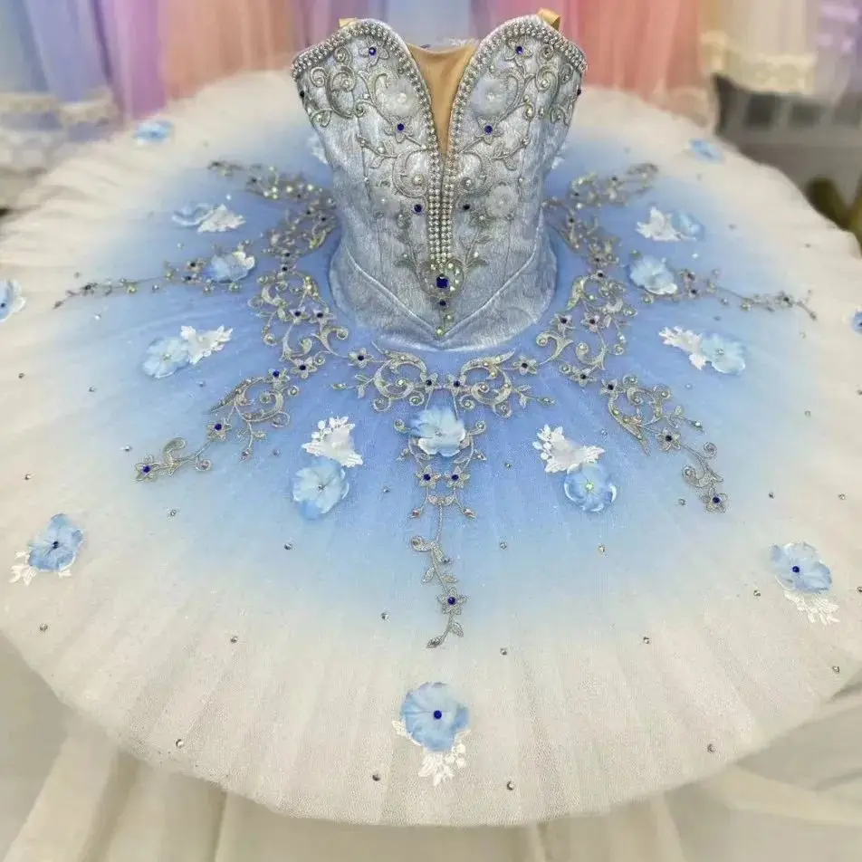 Girls professional ballet tutu multi-repertoire ballet pancake dress