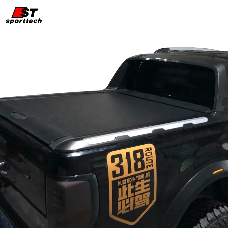 Roller Lid up Pick up Truck Hard Bed Cover Tonneau Roller Shutter Cover Aluminium Alloy for Ford Ranger F150 F250