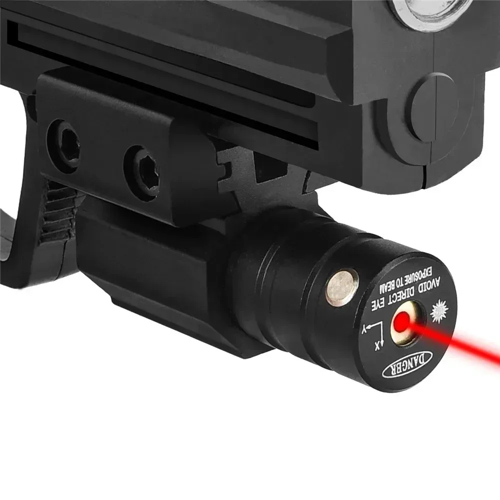 Tactical Red Green Dot Laser Sight 11mm 20mm Adjustable Picatinny Rail Mount Pistol Glock17 Airsoft Rifle Laser Bore Sight