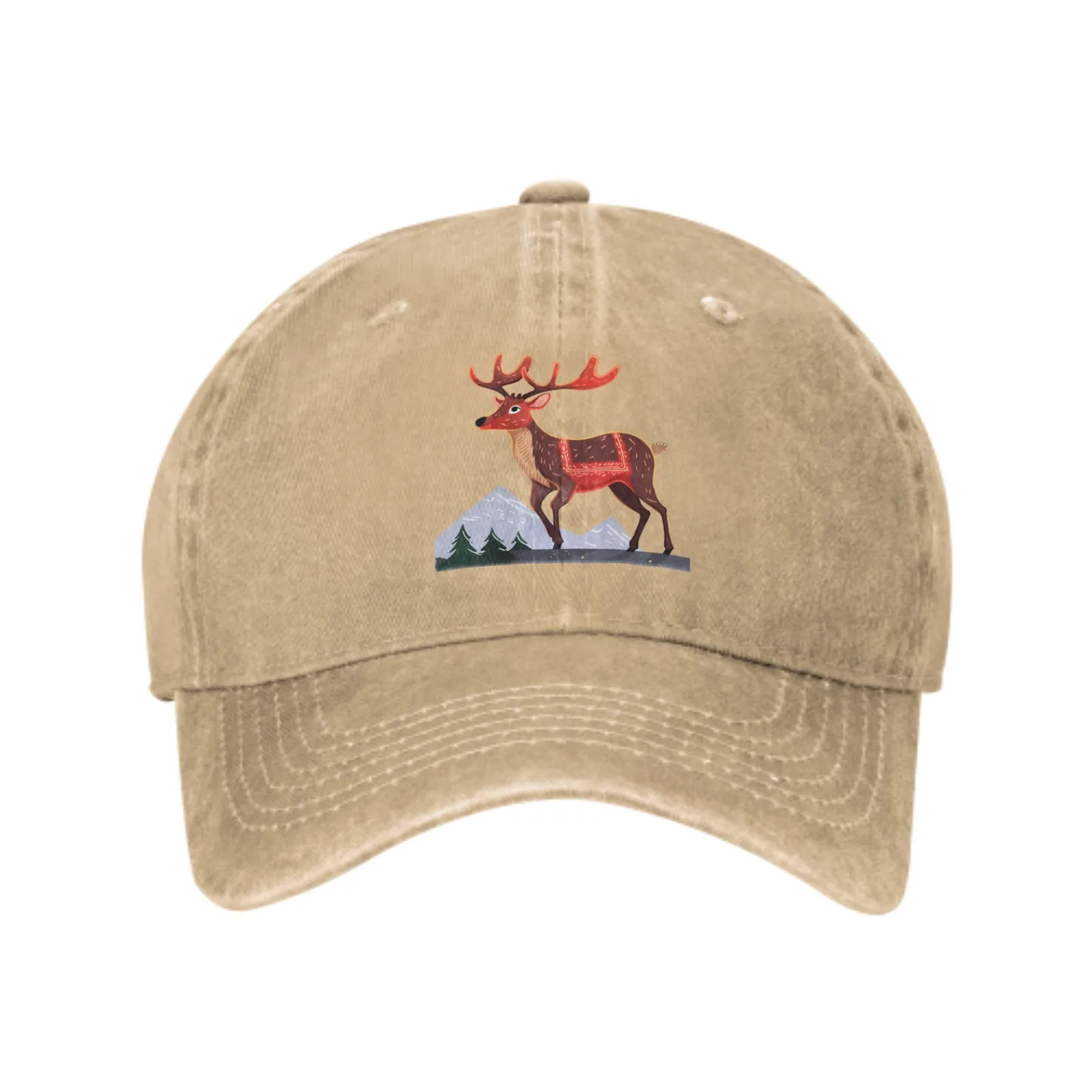 Deer Summer Classic Fashion Men Trucker Hat Cotton Breathable Women Cowboy Cap Outdoor Leisure Basketball Caps