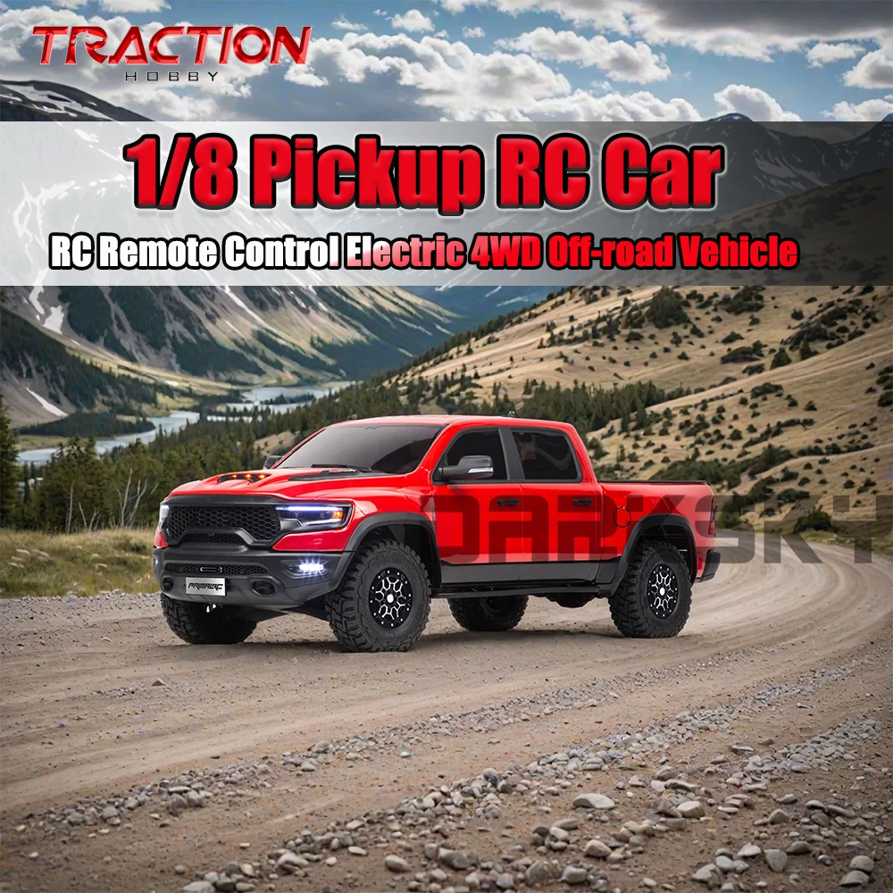 

TRACTION HOBBY KM 1500 Pickup Truck 4WD RTR 1/8 Electric Remote Control Model Cars Crawler Adult Children's Toys