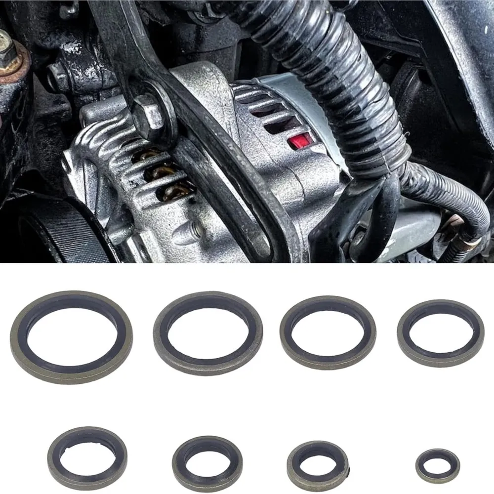Car Oil Pan Drain Gasket Kit Drainage Bolt Pad Rubber Plug Replaceable Washer Seal Set M22 M18 M20 M12 M14 M16