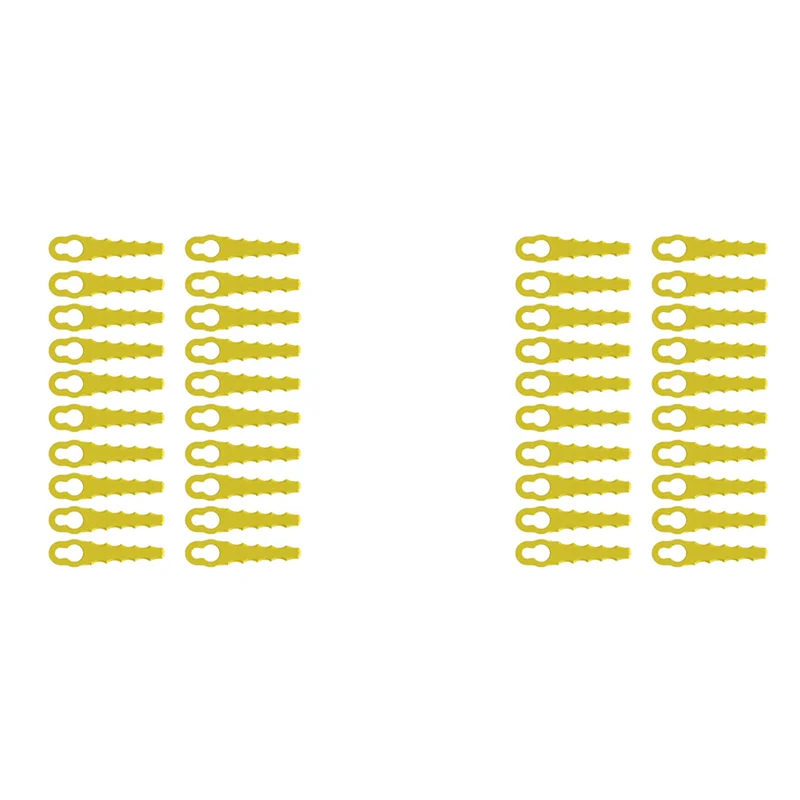 

A83I-40 Pieces Lawn Mower Replacement Plastic Lawn Mower Blades Plastic Lawn Mower Blades For Many Occasions