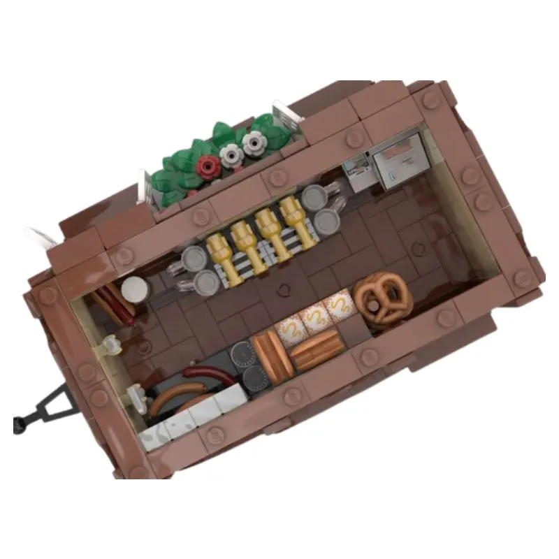 Spot MOC-187089 696 pz Architettura Moderna FAI DA TE Piccole Particelle di Montaggio Building Blocks Puzzle Giocattolo Modello Regalo Set Ornamento