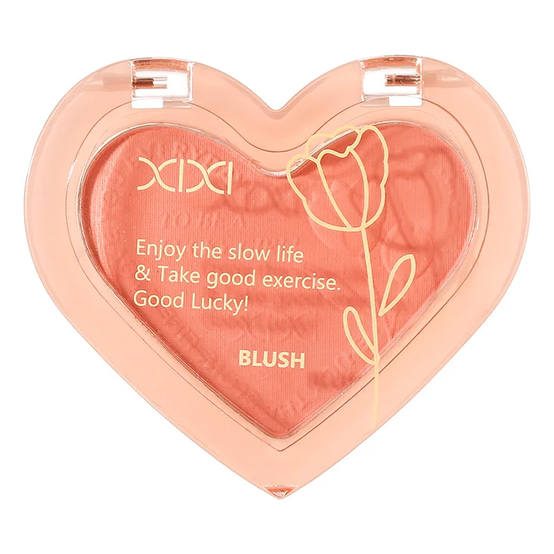 XFête i-Blush d'amour monochrome pur désir, extension du vent, couleur naturelle, maquillage nu, coupe éclaircissante, poudre allow rouge, onze