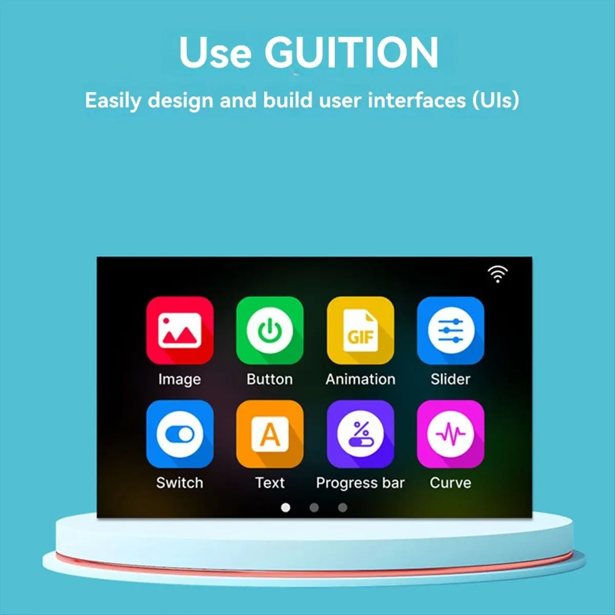(ABDH) D121BBV Development Board 7 Inch IPS Capacitive Touch Screen Onboard Support GUITION Upper Layer Software 400MHz