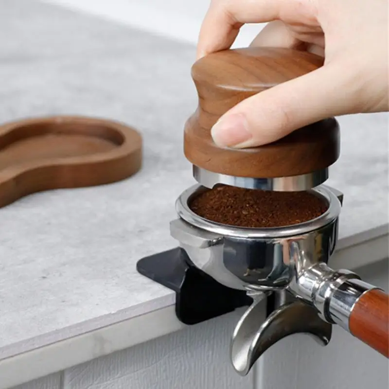 Universal Espresso Coffee Tampers Mat Station Press Tampering Holder Corner Mat Pad Silicone Coffeeware Tamping Barista WDT Tool