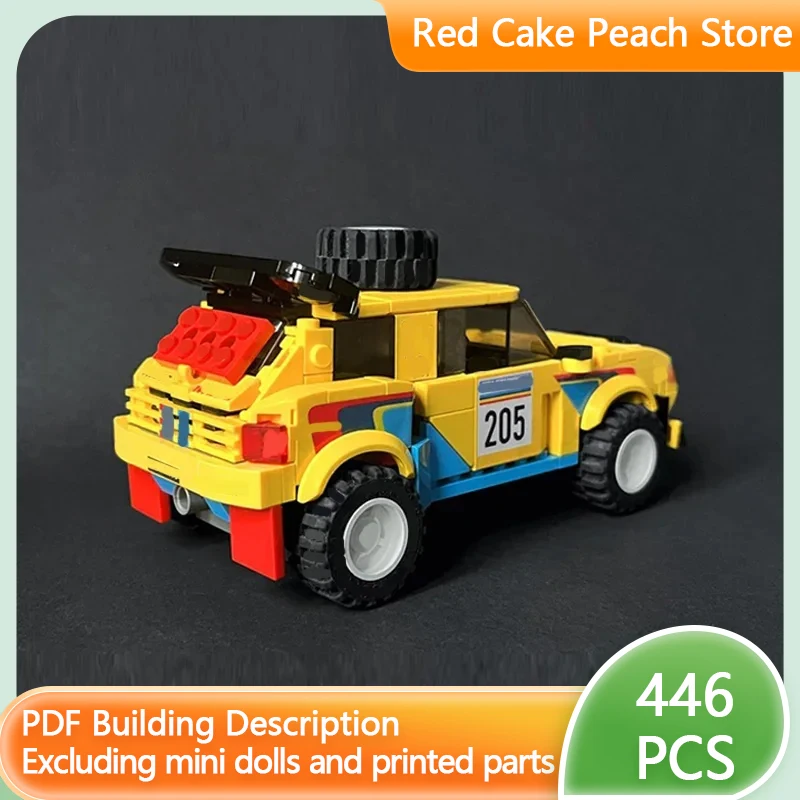 

Speed Racing Car Model MOC Building Bricks Rally Racing 205 Turbo16 Modular Technology Children Holiday Gifts Assemble Toys Suit