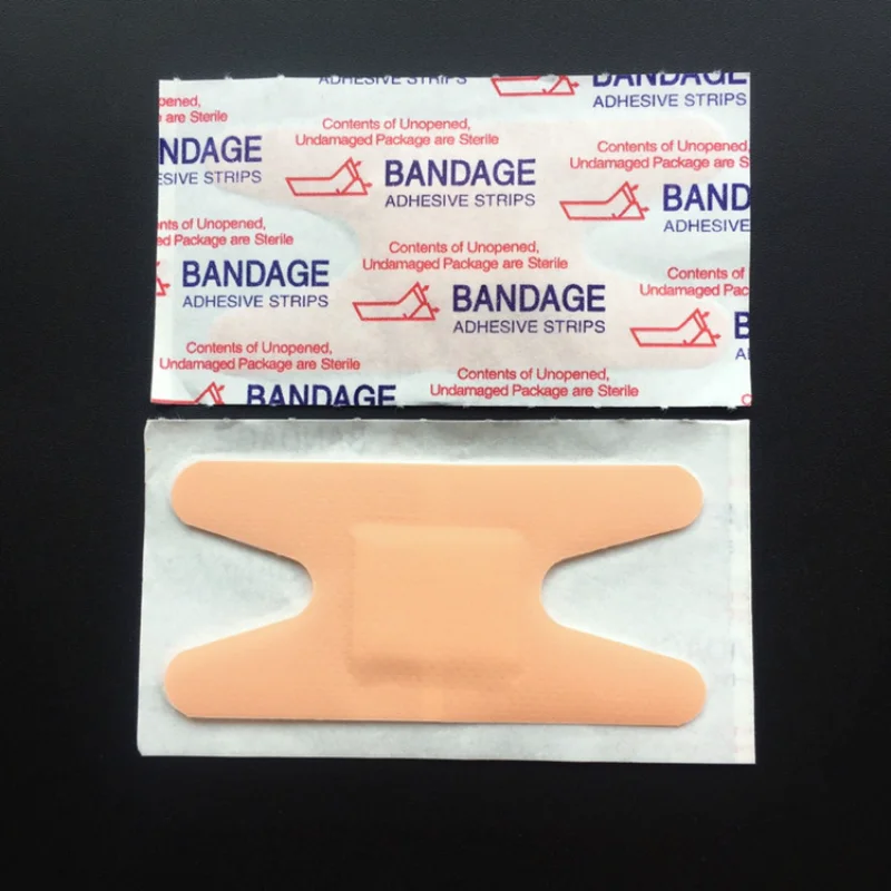 Bandes Adhésives en Forme de Papillon, Bandages Imperméables, Premiers Secours, Guérison Médicale, Plâtre Incurvé, 100 Pièces/Lot