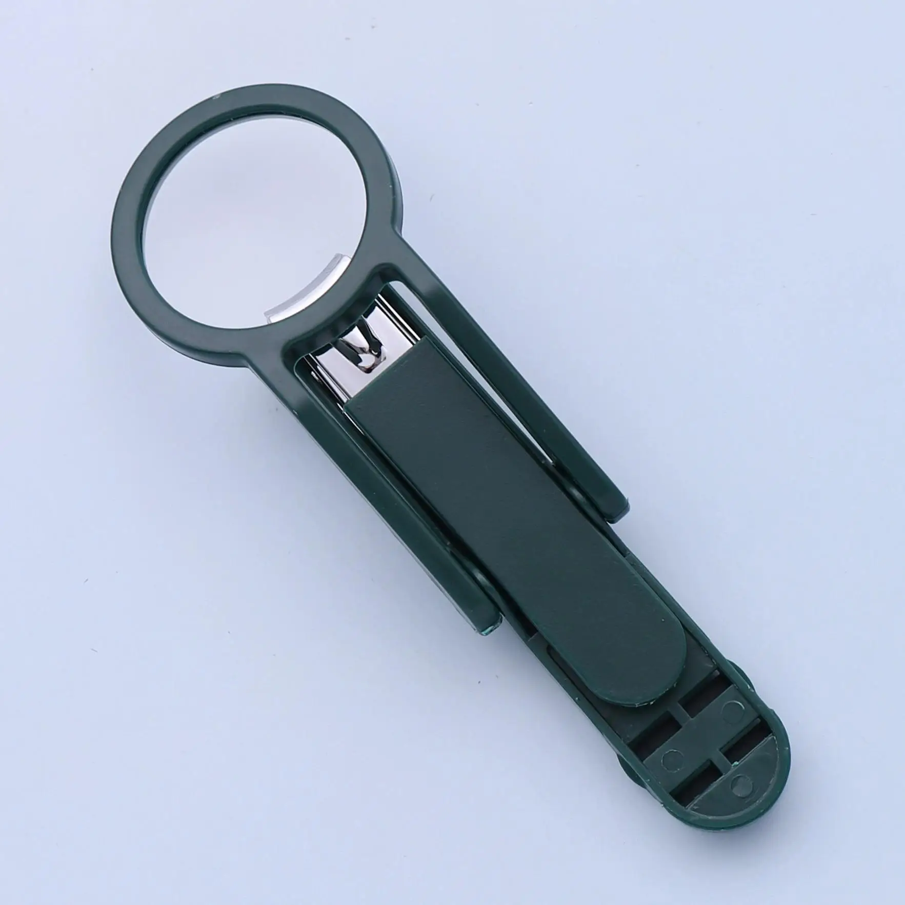 Powiększony obcinacz do paznokci ze stali nierdzewnej z wygodnym gumowym uchwytem dla osób starszych i wszystkich grup wiekowych, klasyczne narzędzie do przycinania paznokci