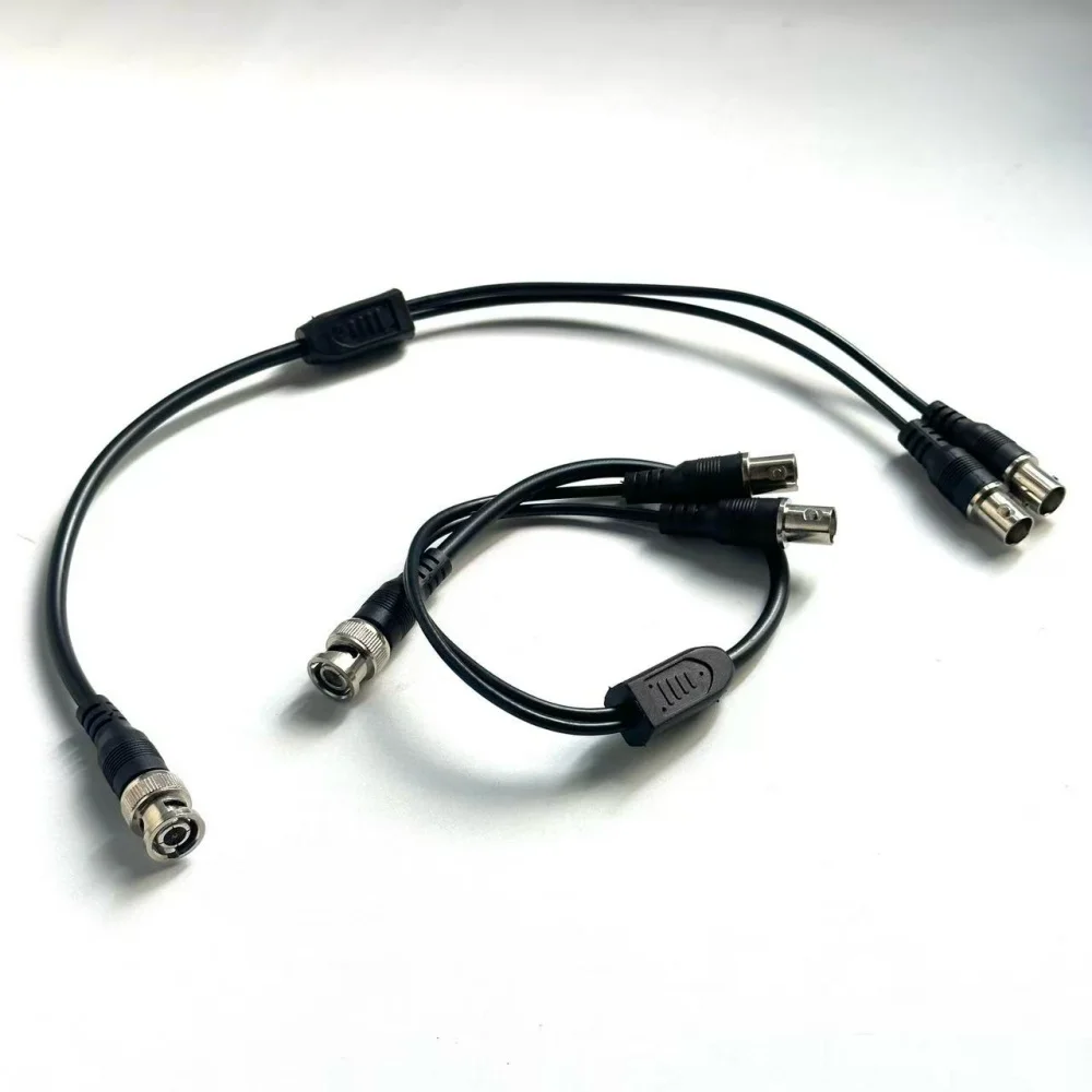 

Кабель BNC 1 «папа» на 2 «мама» Разъем адаптера разветвителя BNC 1 «папа» на 2 «мама» Удлинительный кабель BNC