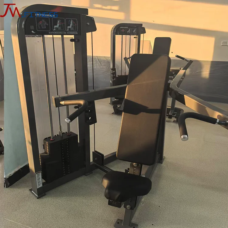 

Factory Direct Supply Fitness Equipment Plate Load Selection Dezhou Gym Equipment Shoulder Press for Workout