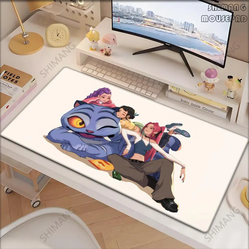 

KPop D-Demon H-Hunters Mouse Pad Non-slip Mausepad Gaming Accessories Large Office Gamer Keyboard Desk Mat Rubber Mousepad