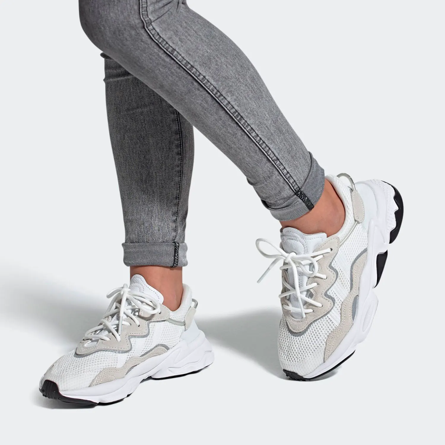 

Оригинальная детская обувь Adidas Three Leaves OZWEEGO для папы в стиле ретро, спортивная обувь EE7773