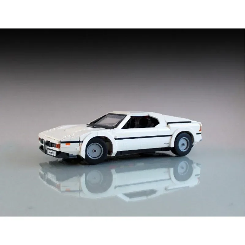 MOC-161294 bianco nuovo classico M1 Supercar Racing Block modello 1264 parti MOC creativo educativo ragazzo Building Blocks giocattolo regalo