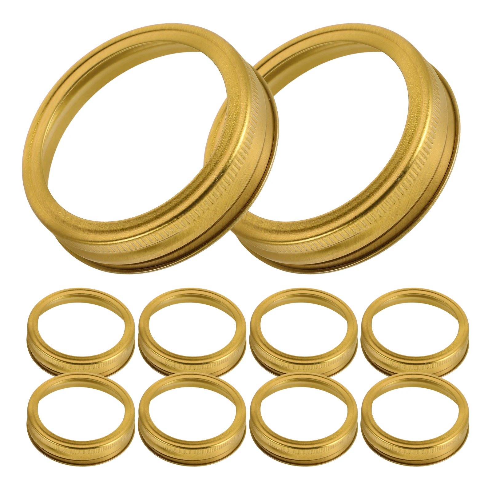 

24 Pcs Mason Jar Lids Can Canning Rings Band Bands Replacement Caps Stainless Steel