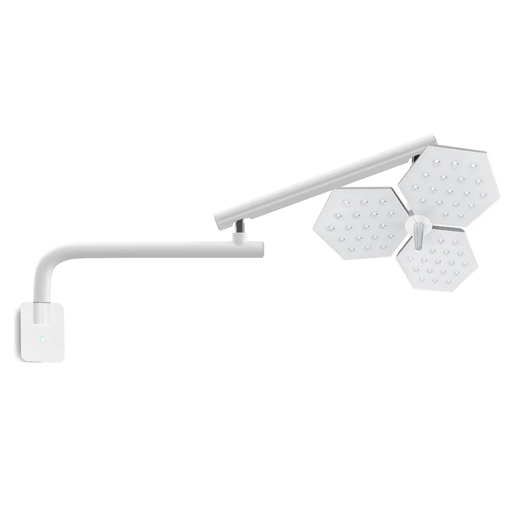 TDOUBEAUTY 72W 54LED Wandmontierte Kaltlicht-OP-Leuchte, 6000K Dimmbare Operationslampe für Zahnmedizin, Tiermedizin und Kosmetikpraxis