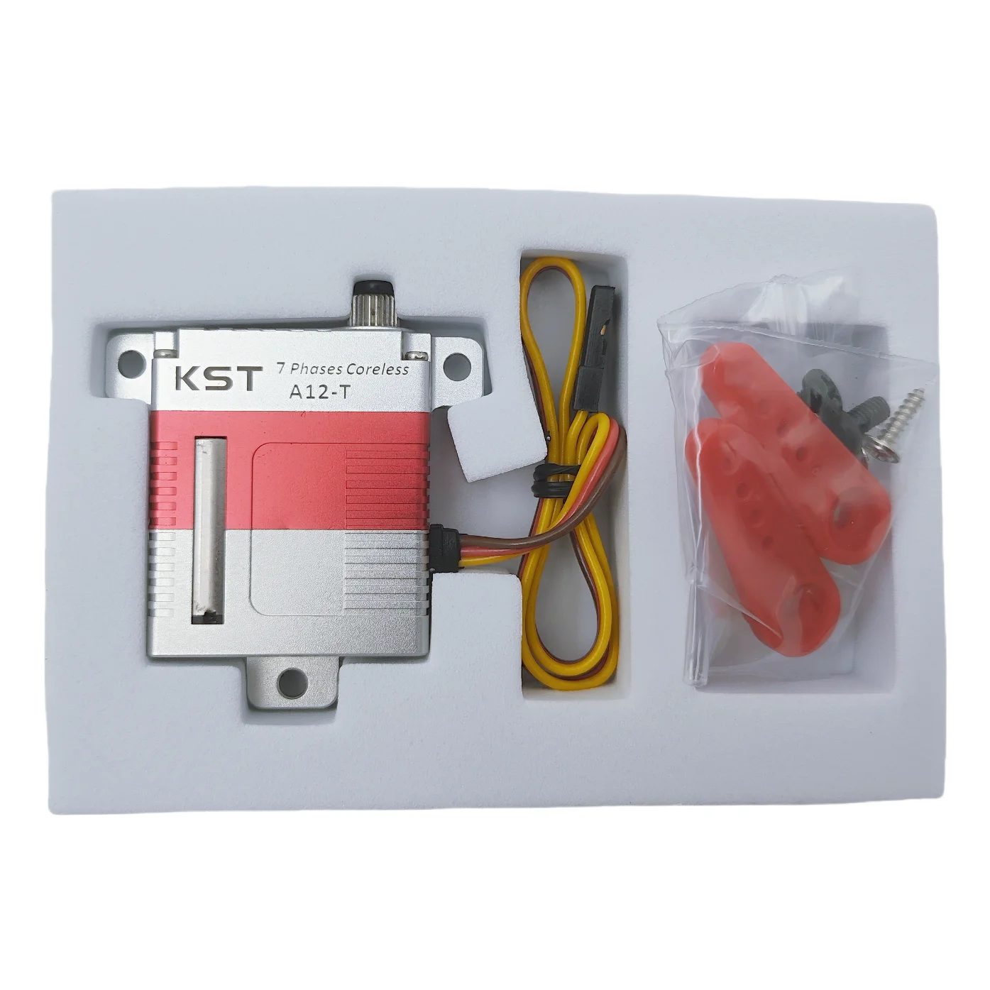 KST  A12-T 0.12s 20.39kg-cm Digital Metal Gear HV Servo for Glider Wing