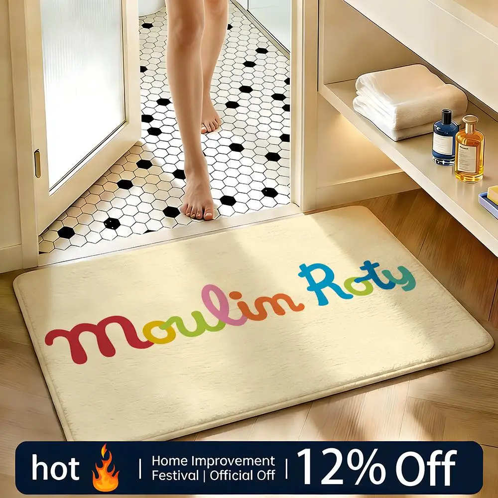 Soft Absorbent Non-Slip Rug Brand Moulin Roty Floor Mat Home Decor Doormat Bedroom Floor Mat Shower Carpet