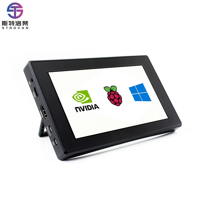 

Industrial 7/10 Inch 4:3 300nits High Brightness Capacitive Touchscreen Display for Raspberry Pi 4 8GB Computer Panel PC