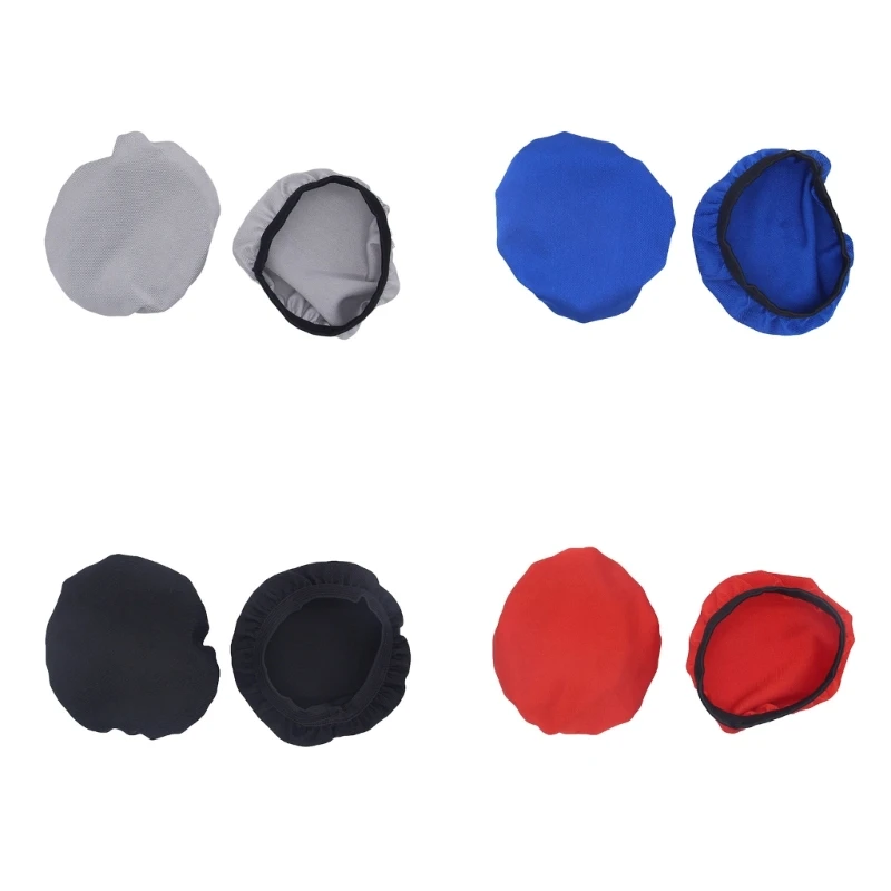 SS8S Stretchable Fabric Earpad Cover Sweat-Absorption Protective Sleeve for Most On Ear Headphones with 3.5-4.3