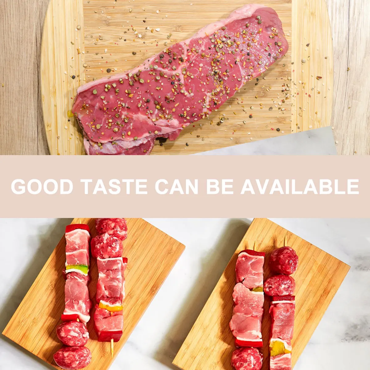 

Wooden H Steak Tenderizer Meat Loosening Machine Bamboo Textured Side Use Improve Texture Taste Poultry Fish Beef