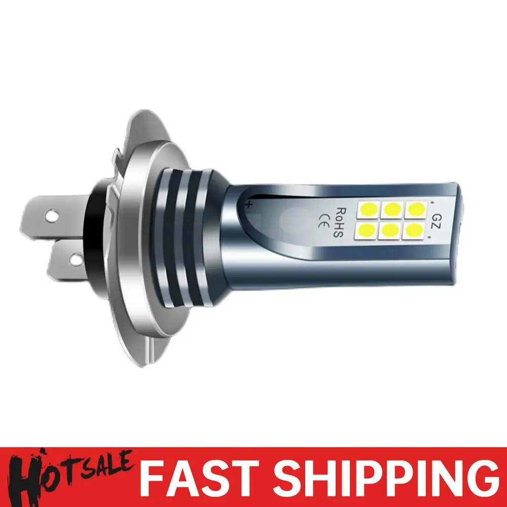 

H7 LED Headlight Bulb 12V 24V Car Fog Light Bulb IP67 Waterproof Auto Fog Lamp Super Bright White 1000LM for Vehicle Accessories