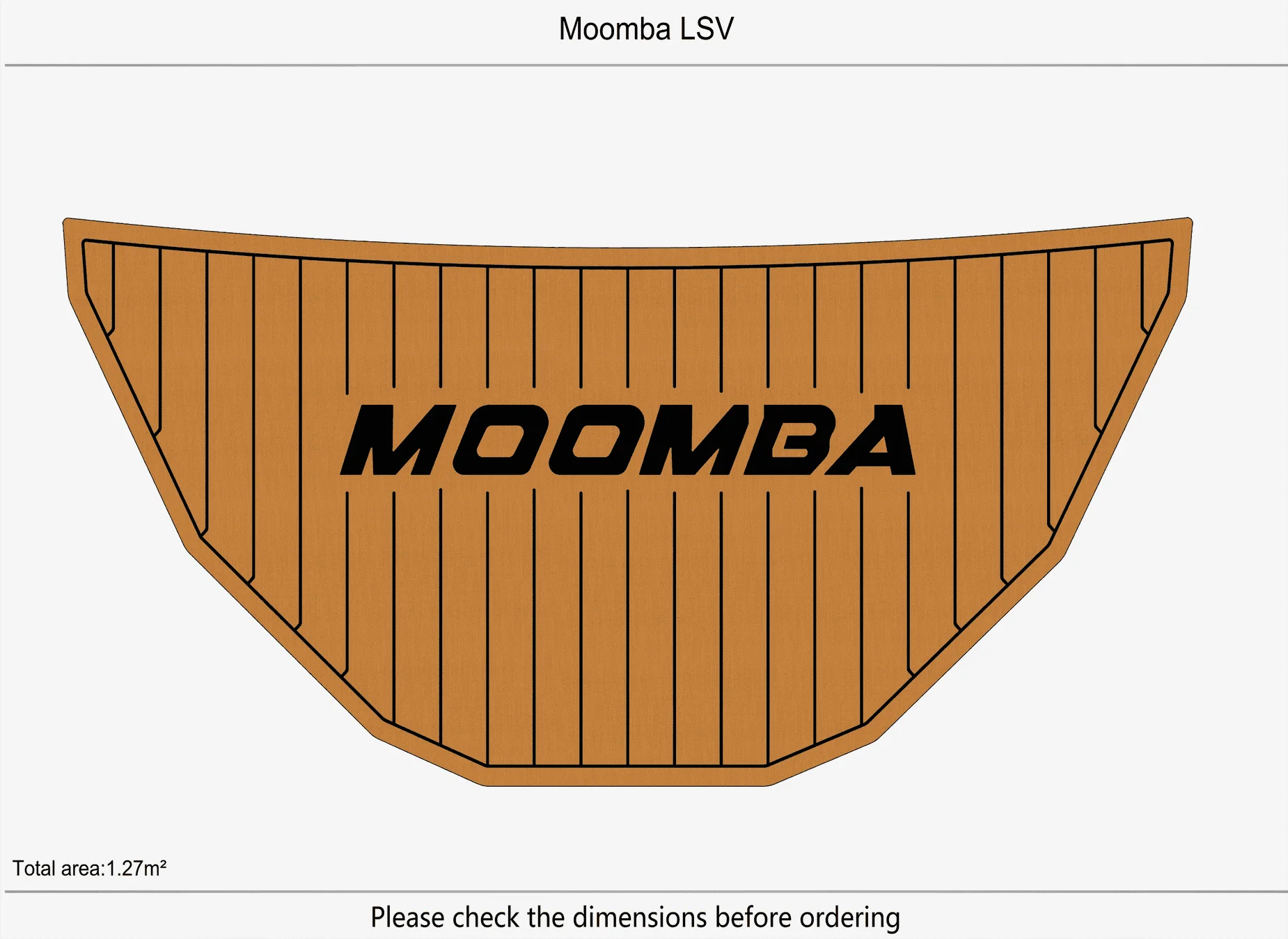 Anti-Skid EVA Faux Teak Self-Adhesive 6mm Boat Decking Pad for Moomba LSV Yacht Cockpit Durable Marine Floor