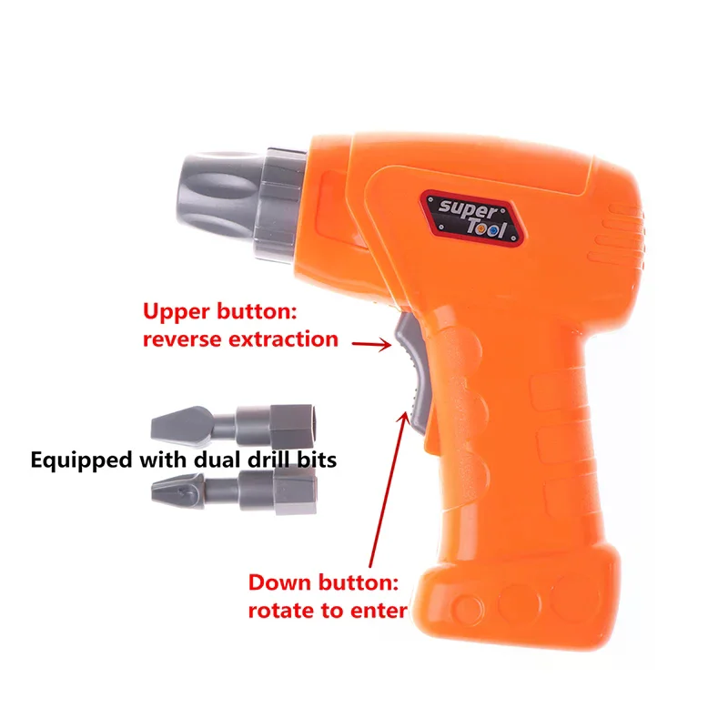 

DIY Toys Electric Drill Screw Nut Disassembly Creative Puzzle Toys Accessories