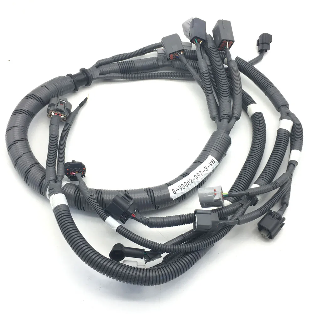 

4HK1 Engine Wiring Harness 8-98002897-7 ZX200-3 ZX240-3 ZAX200-3 for Hitachi Parts Wire Cable Excavator Accessories