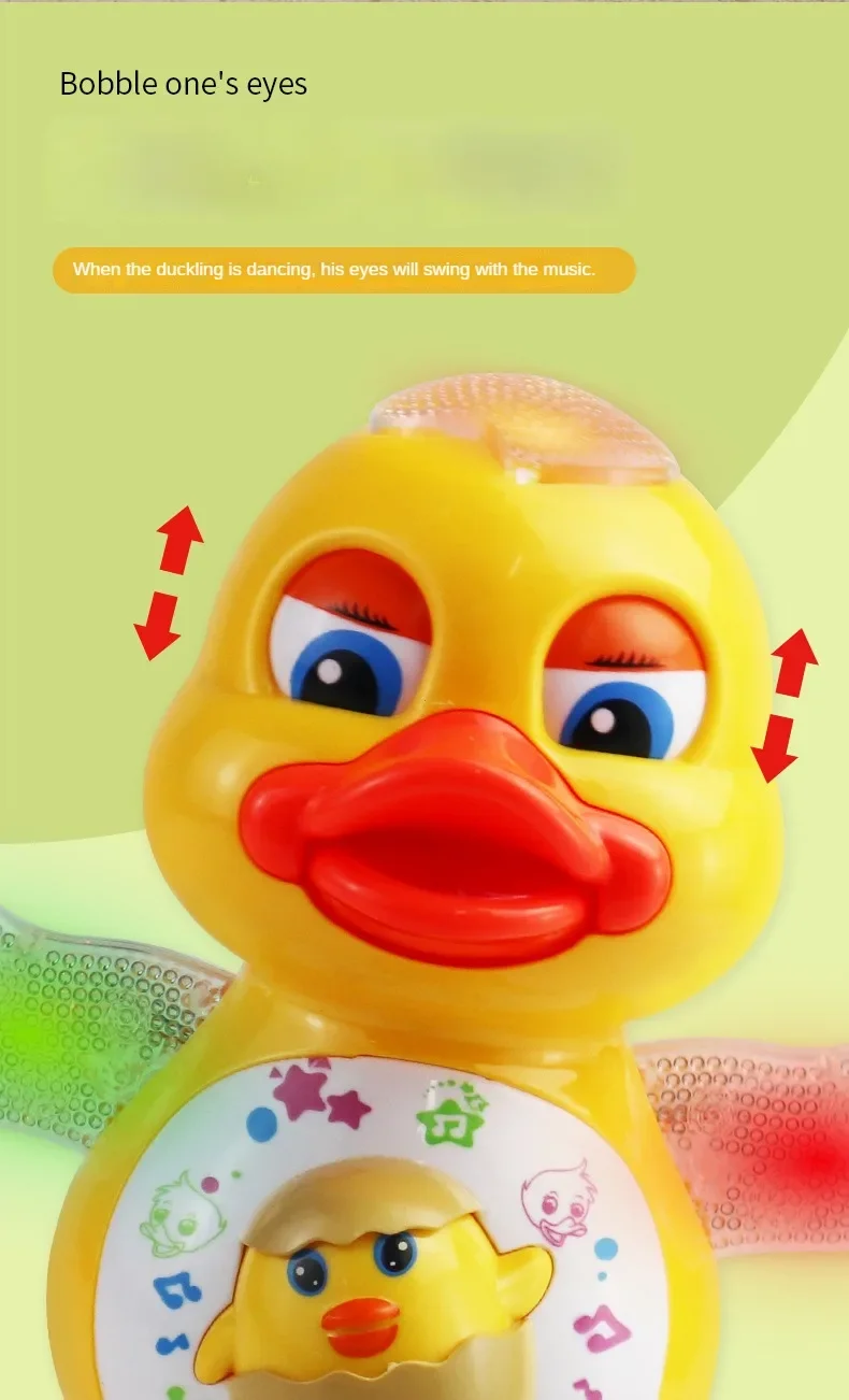 Electric Music Light Dancing Duck with Cute Blinking and Shaking
