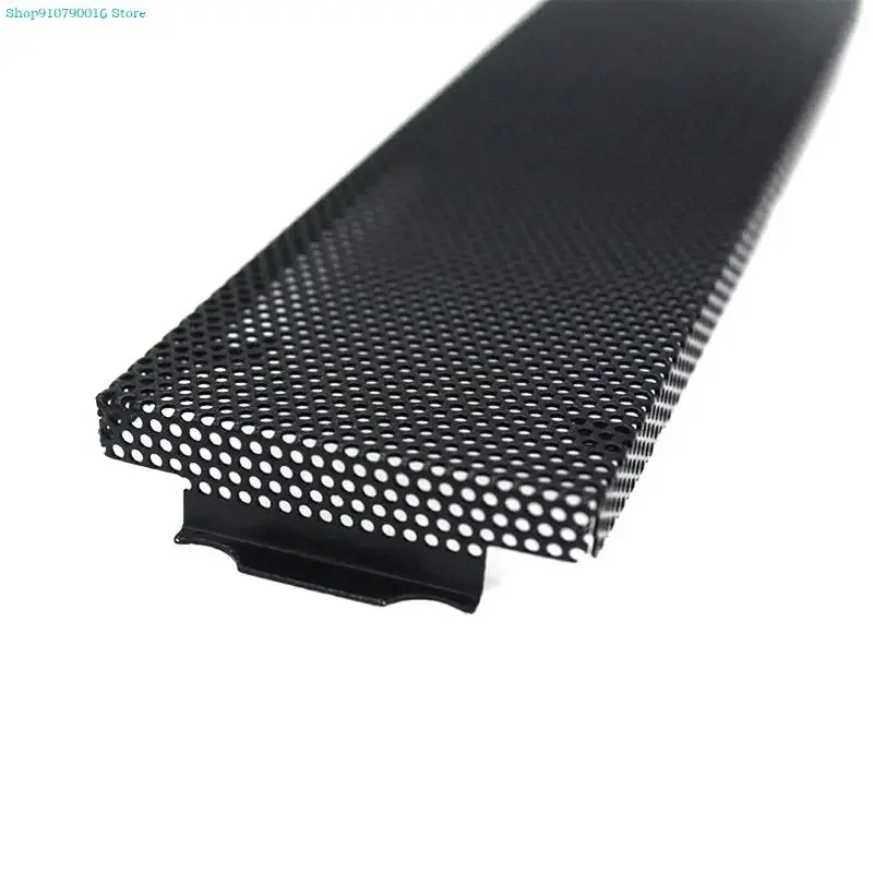 2pcs Optical Computer Chassis Front Panel Bracket Driver's Baffle with Dustproof Sponge 15.8x4.3cm