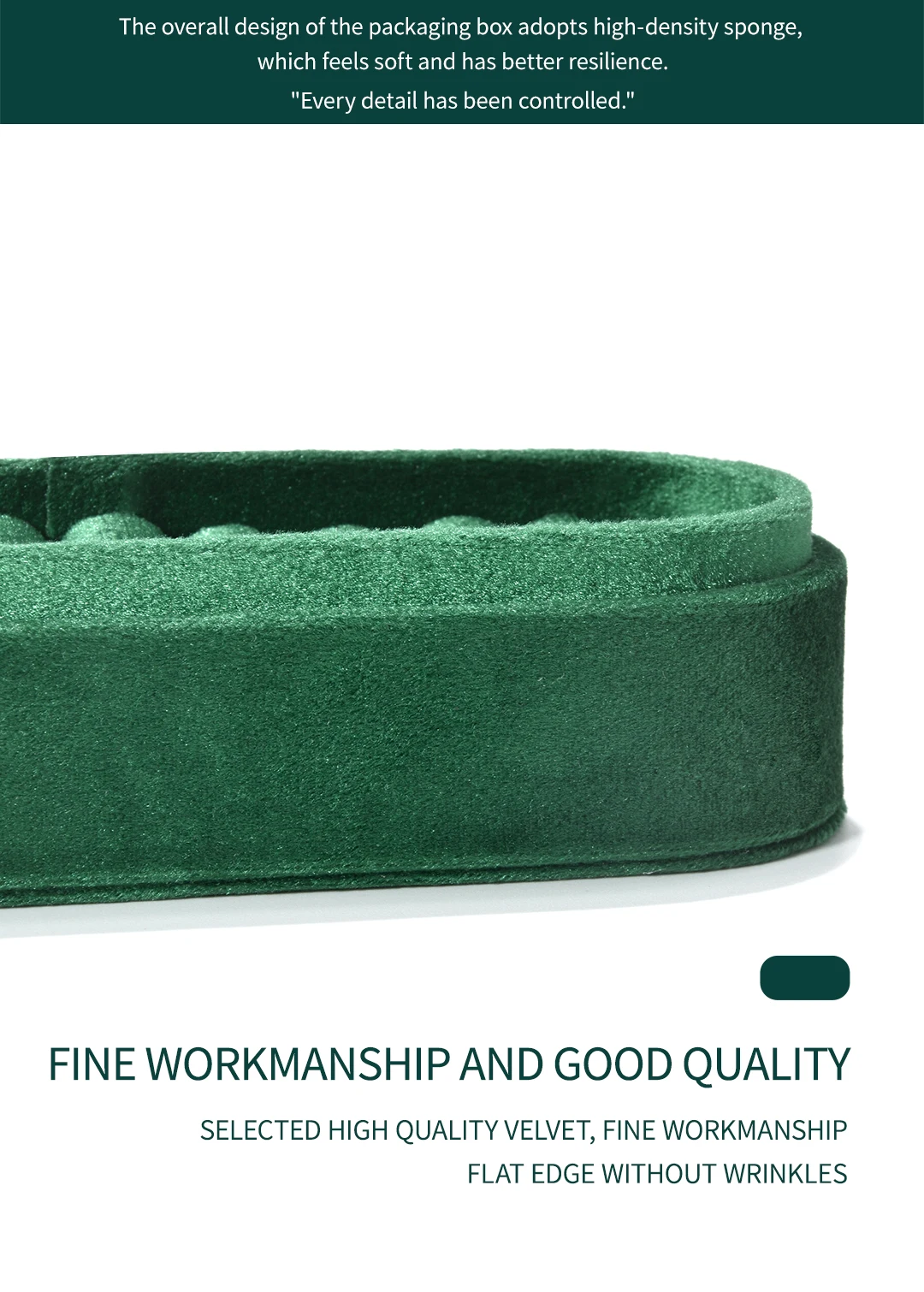 TAIMY Velvet Ring Display Tray Portable Ring Storage Case Custom Logo Jewelry Box High-end Business Display Tray