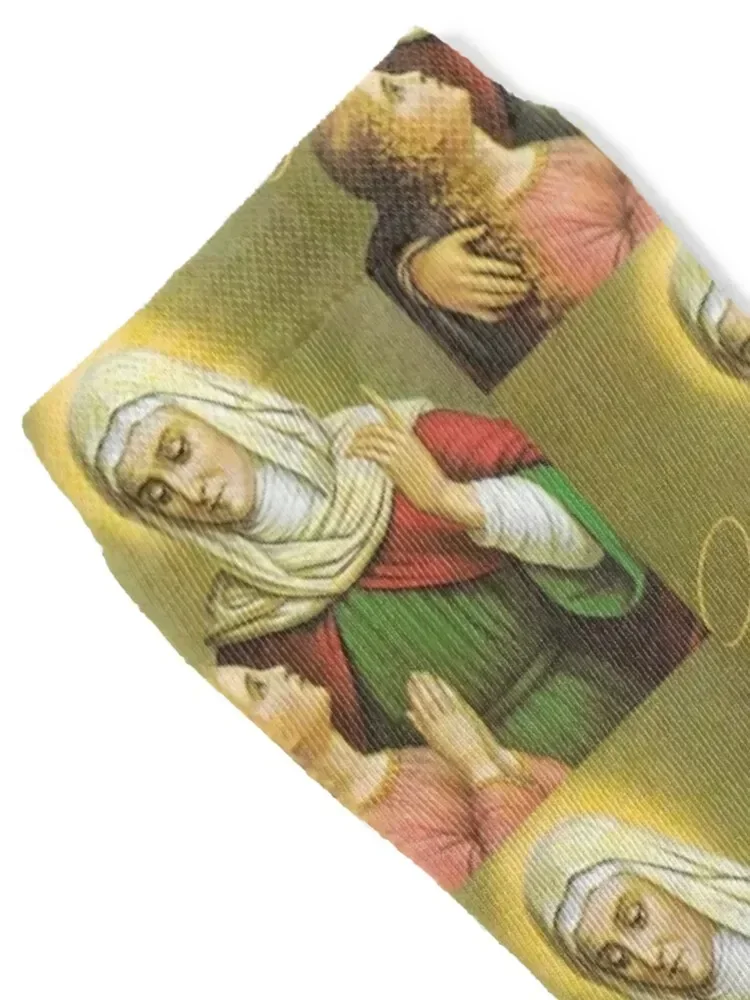 Saint Anne Socks Crossfit new year basketball Wholesale Male Socks Women's