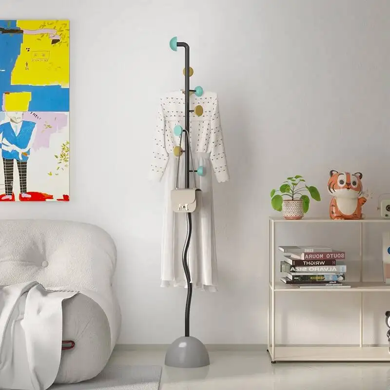 Arara de Roupa Nórdica Moderna Simples e Barata para Interiores, Cabideiro Aberto para Hall de Entrada, Móveis para Casa